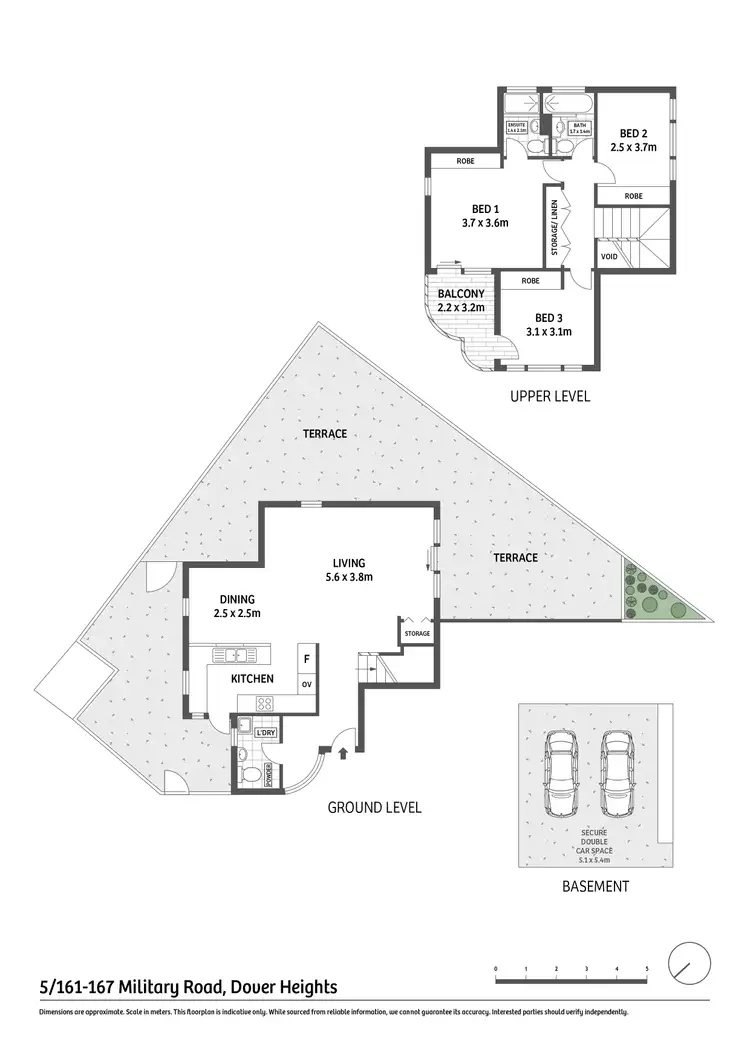 Floorplan of Homely apartment listing, 5/161-167 Military Road, Dover Heights NSW 2030