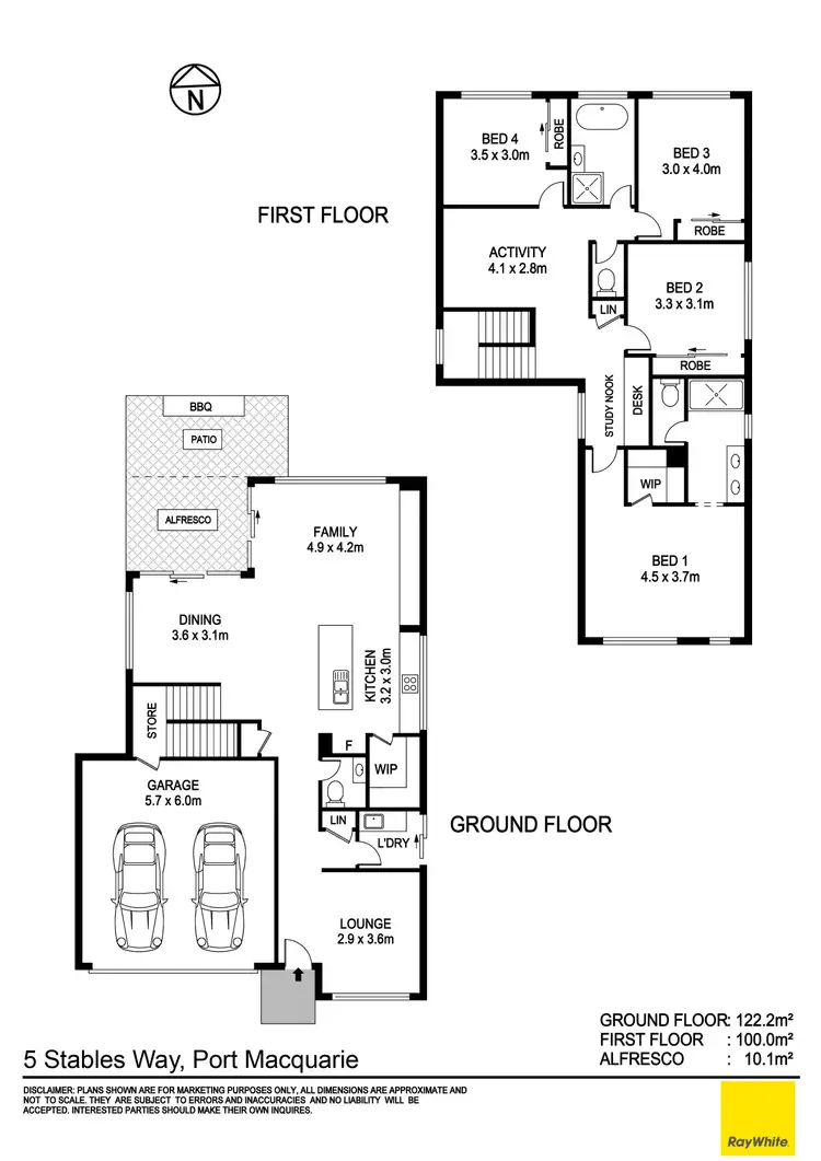 Floorplan of Homely house listing, 5 Stables Way, Port Macquarie NSW 2444