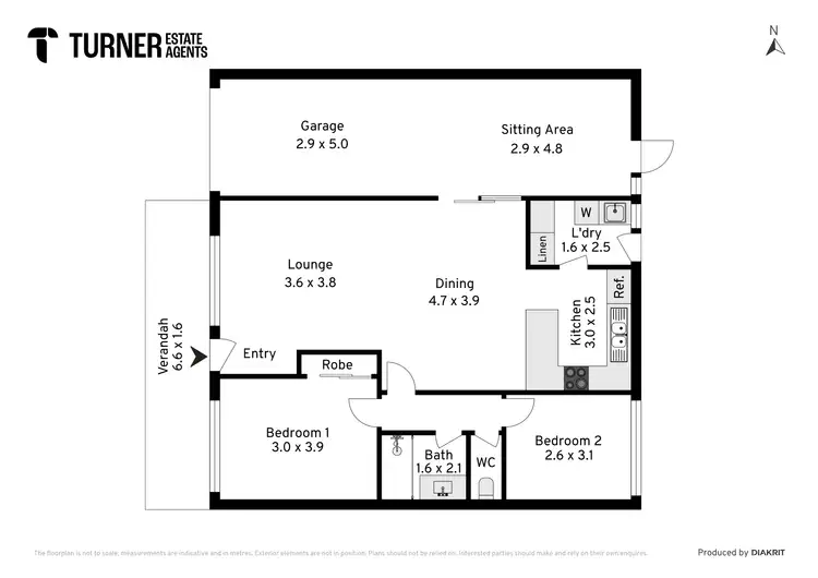 Floorplan of Homely unit listing, 5/23 Money Road, Melville WA 6156