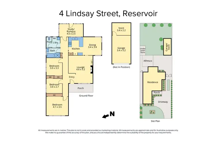 Floorplan of Homely house listing, 4 Lindsay Street, Reservoir VIC 3073