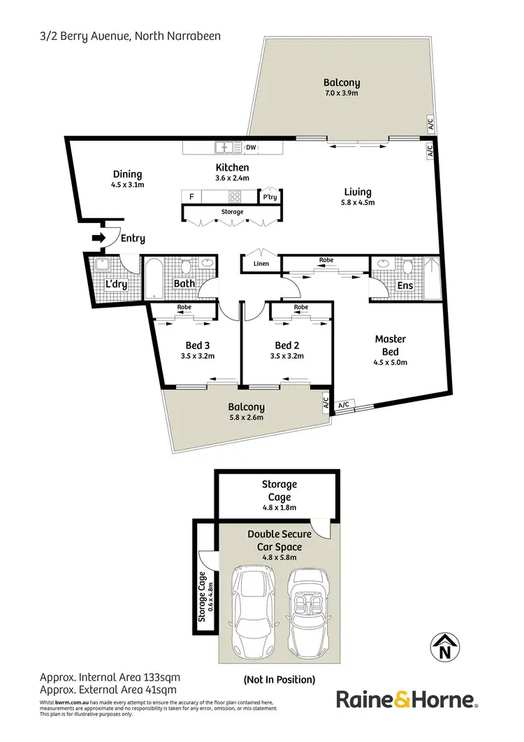 Floorplan of Homely unit listing, 3/2 Berry Avenue, North Narrabeen NSW 2101
