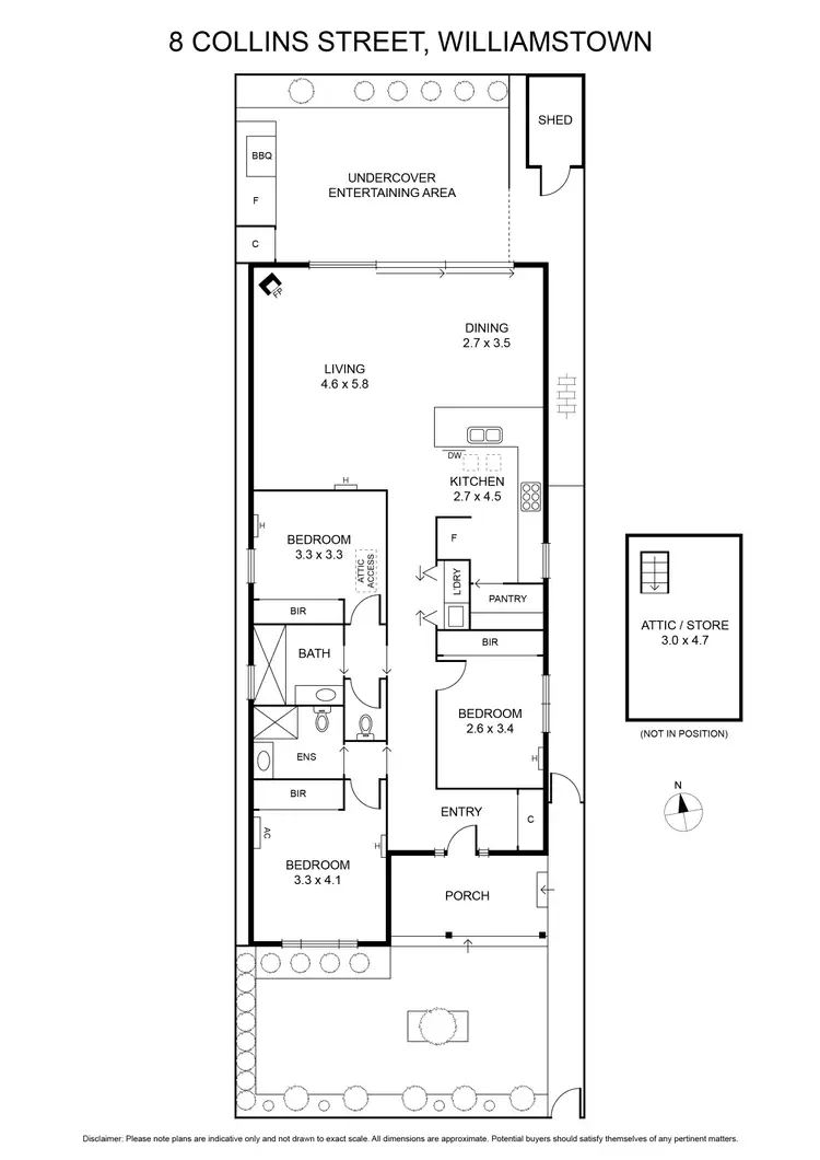 Floorplan of Homely house listing, 8 Collins Street, Williamstown VIC 3016