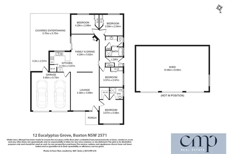 Floorplan of Homely house listing, 12 Eucalyptus Grove, Buxton NSW 2571