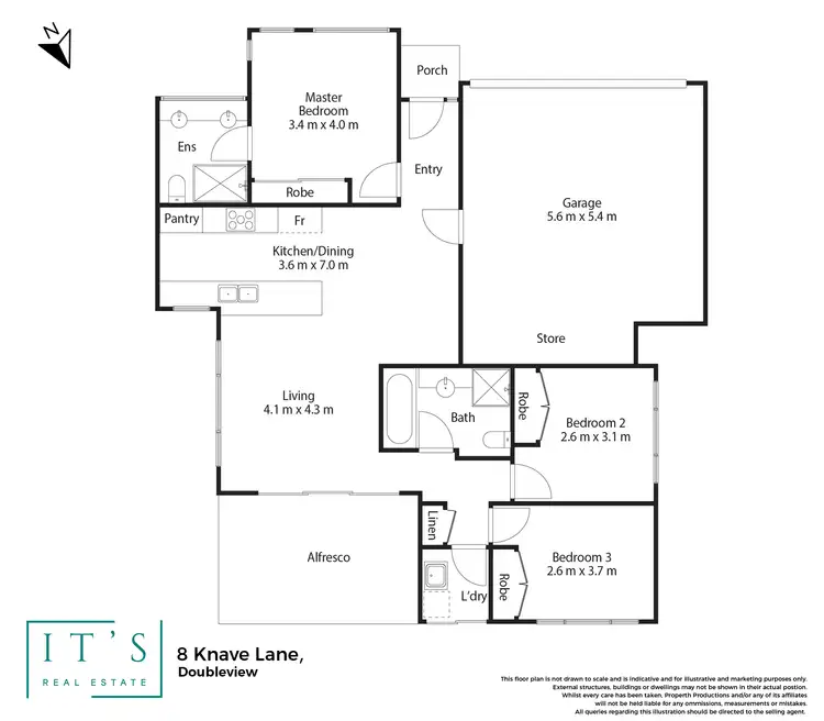 Floorplan of Homely house listing, 8 Knave Lane, Innaloo WA 6018