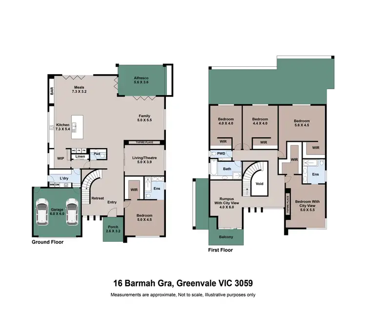 Floorplan of Homely house listing, 16 Barmah Grange, Greenvale VIC 3059