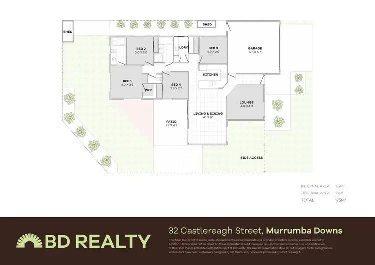 Floorplan of Homely house listing, 32 Castlereagh Street, Murrumba Downs QLD 4503