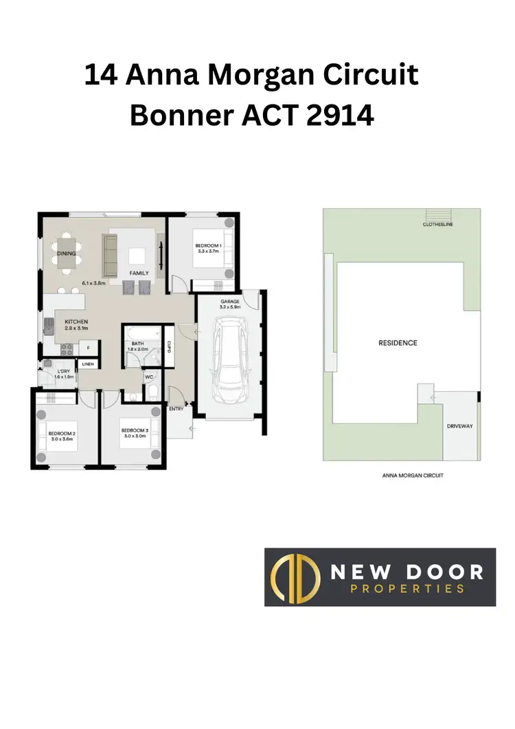 Floorplan of Homely house listing, 14 Anna Morgan Circuit, Bonner ACT 2914