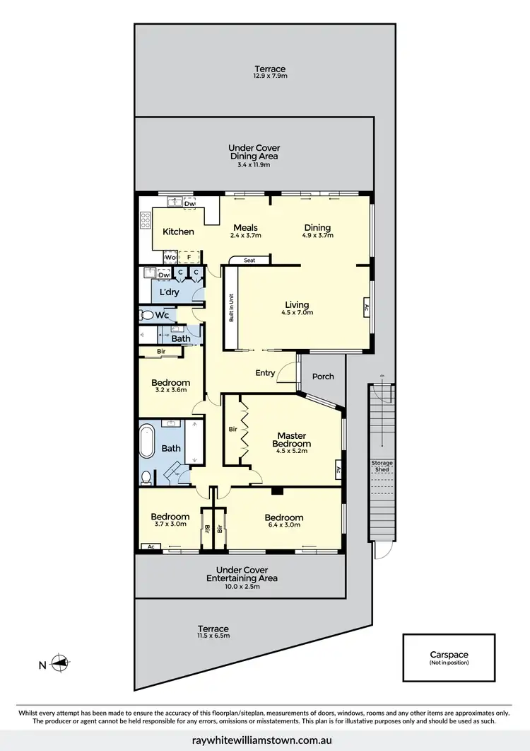 Floorplan of Homely house listing, 72 Douglas Parade, Williamstown VIC 3016
