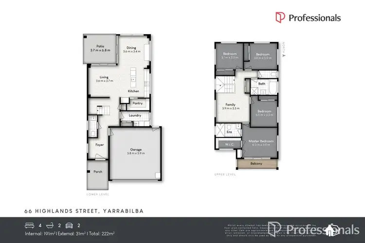 Floorplan of Homely house listing, 66 Highlands Street, Yarrabilba QLD 4207