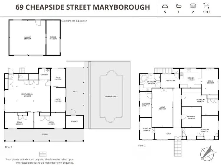 Floorplan of Homely house listing, 69 Cheapside Street, Maryborough QLD 4650