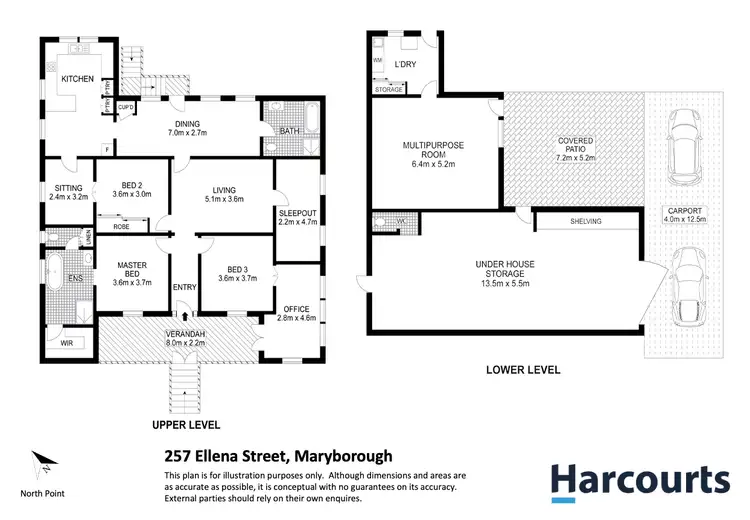 Floorplan of Homely house listing, 257 Ellena Street, Maryborough QLD 4650