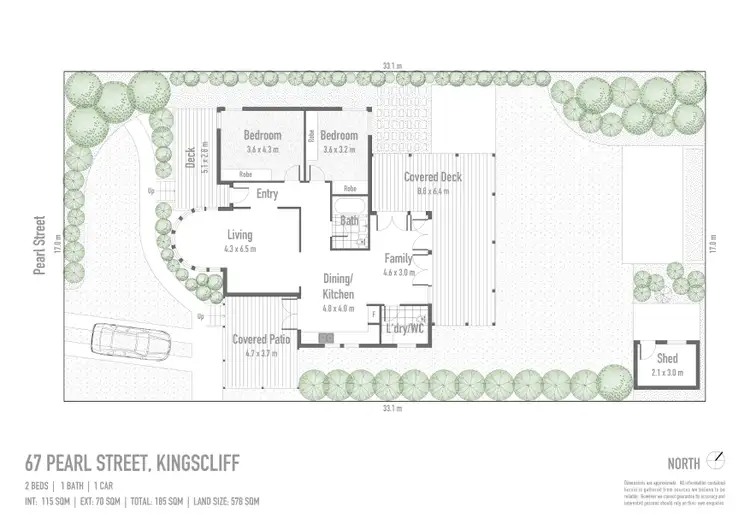 Floorplan of Homely house listing, 67 Pearl Street, Kingscliff NSW 2487
