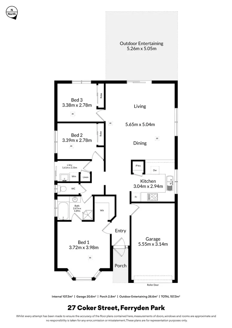 Floorplan of Homely house listing, 27 Coker Street, Ferryden Park SA 5010