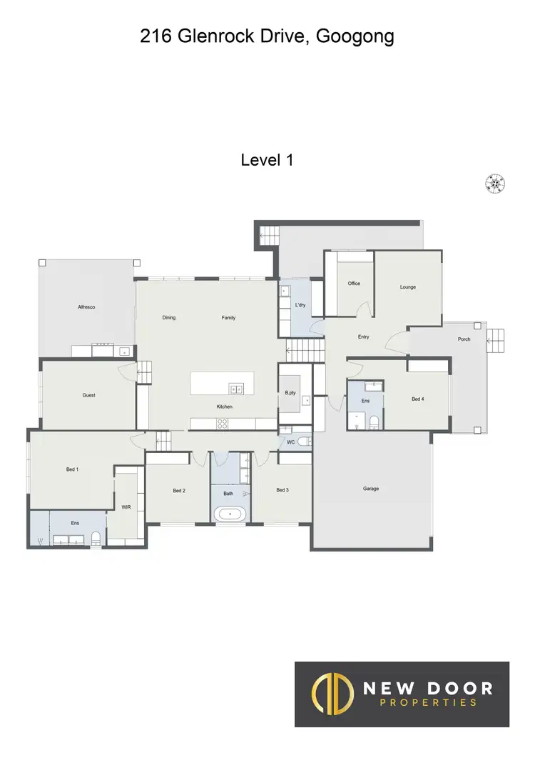 Floorplan of Homely house listing, 216 Glenrock Drive, Googong NSW 2620