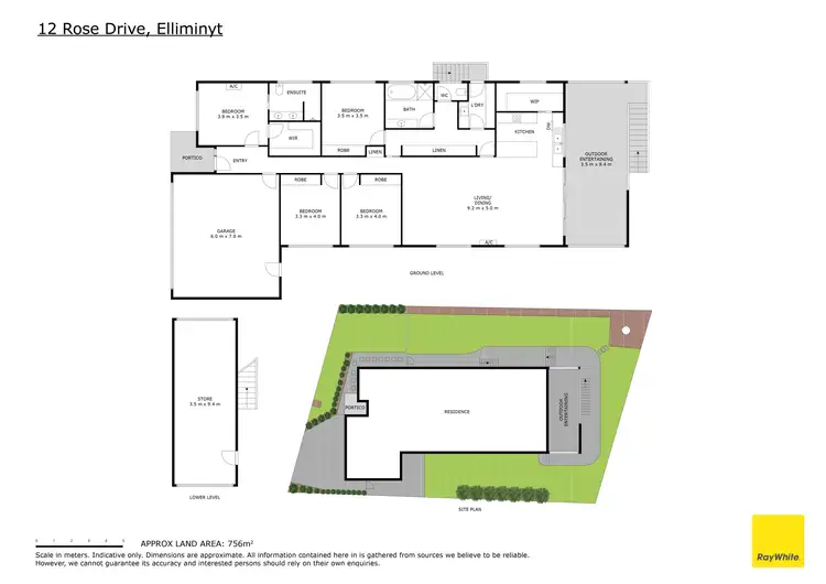 Floorplan of Homely house listing, 12 Rose Drive, Elliminyt VIC 3250