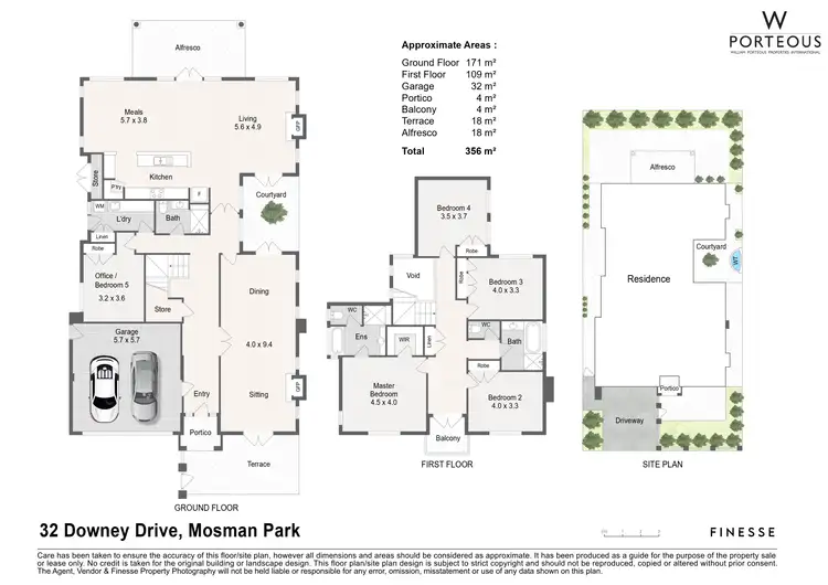 Floorplan of Homely house listing, 32 Downey Drive, Mosman Park WA 6012