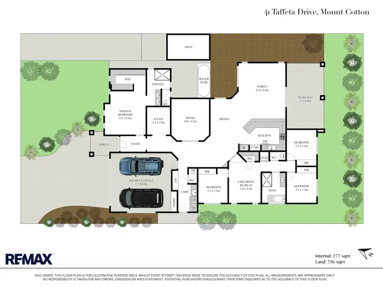 Floorplan of Homely house listing, 41 Taffeta Drive, Mount Cotton QLD 4165
