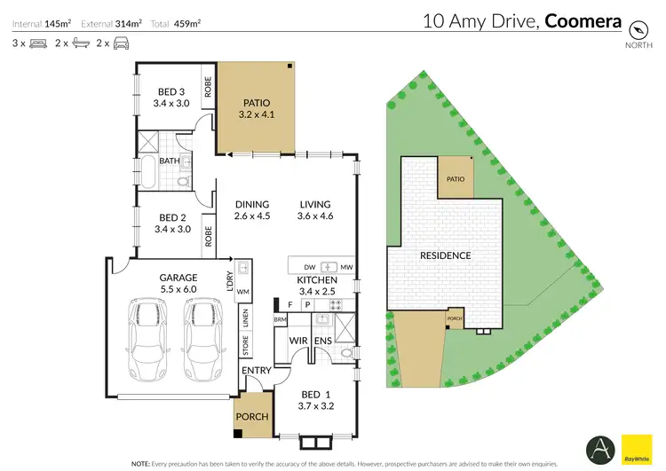 Floorplan of Homely house listing, 10 Amy Drive, Coomera QLD 4209