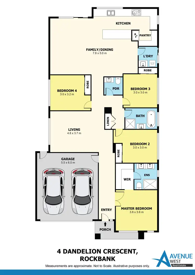 Floorplan of Homely house listing, 4 Dandelion Crescent, Rockbank VIC 3335