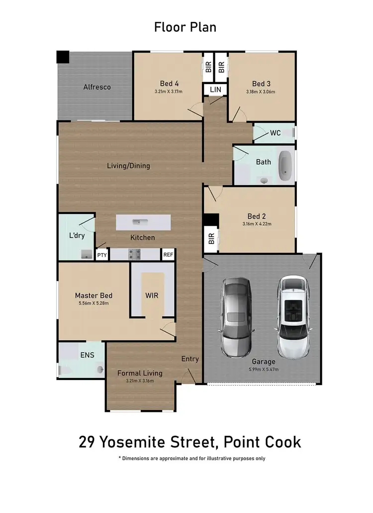 Floorplan of Homely house listing, 29 Yosemite Street, Point Cook VIC 3030