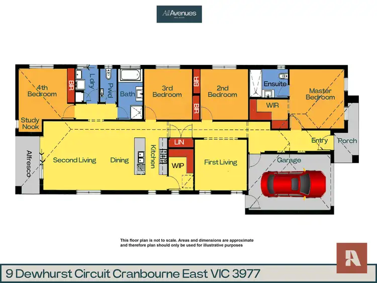 Floorplan of Homely house listing, 9 Dewhurst Circuit, Cranbourne East VIC 3977