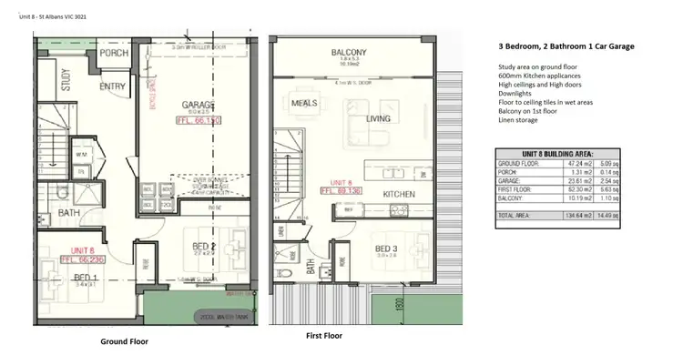 Floorplan of Homely unit listing, 8/32 Scott Avenue, St Albans VIC 3021