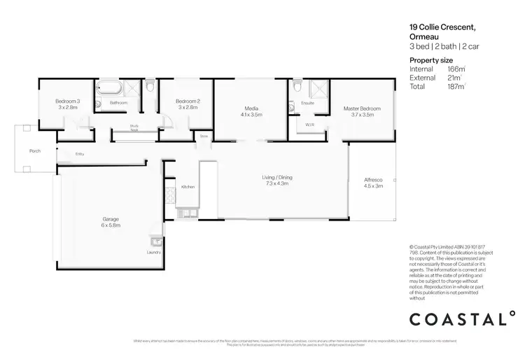 Floorplan of Homely house listing, 19 Collie Crescent, Ormeau Hills QLD 4208