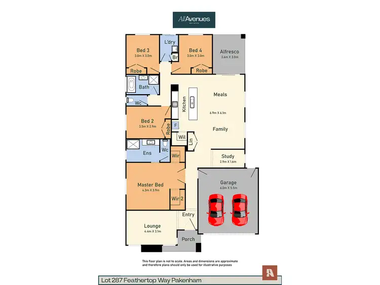 Floorplan of Homely house listing, 10 feathertop way, Nar Nar Goon North VIC 3812