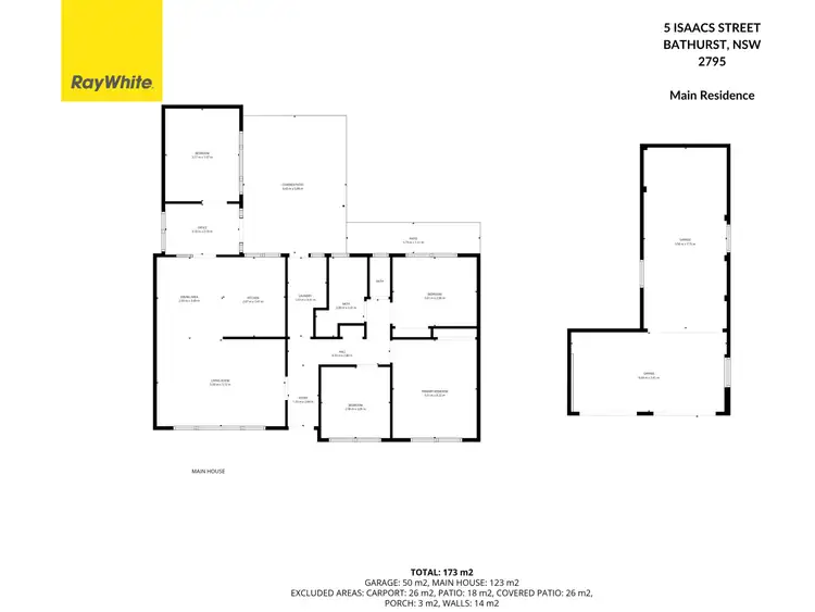 Floorplan of Homely house listing, 5 Isaacs Street, West Bathurst NSW 2795