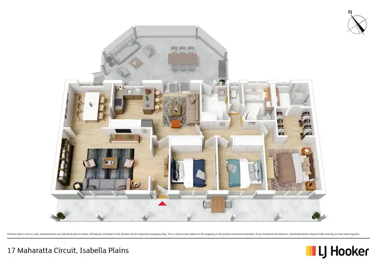 Floorplan of Homely house listing, 17 Maharatta Circuit, Isabella Plains ACT 2905