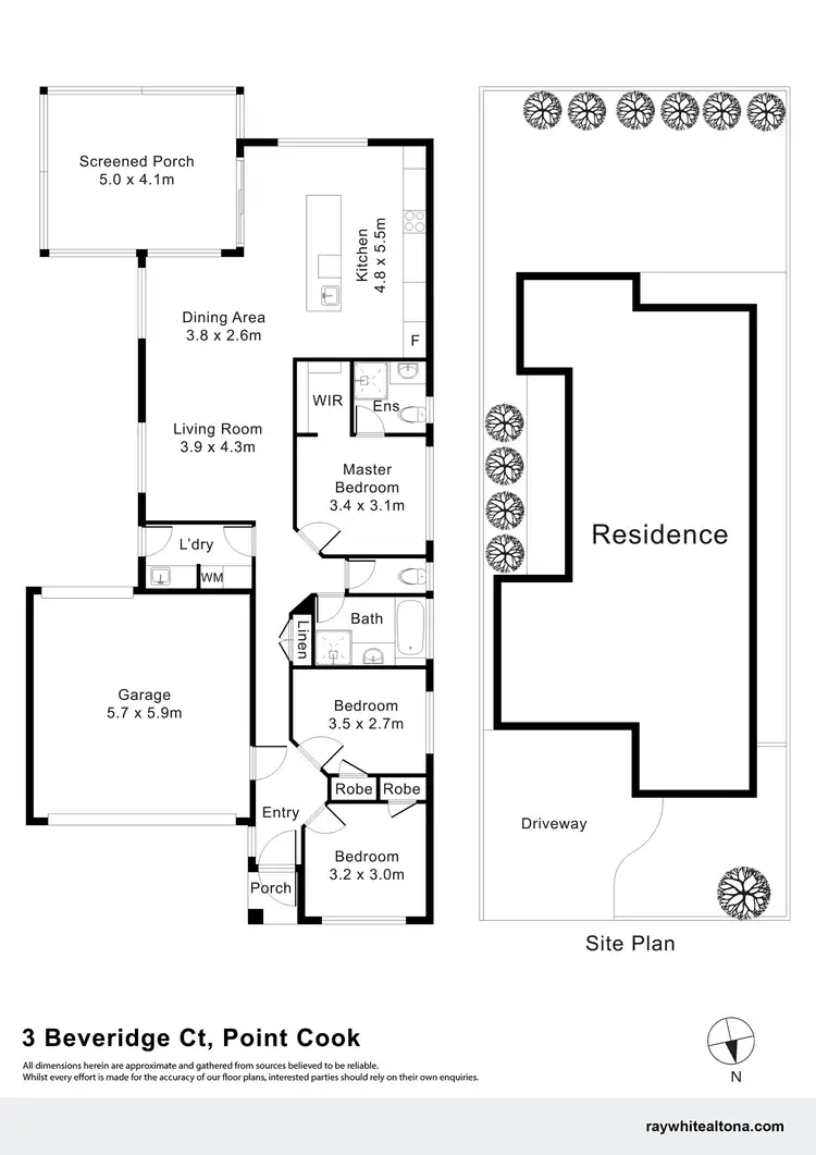 Floorplan of Homely house listing, 3 Beveridge Court, Point Cook VIC 3030