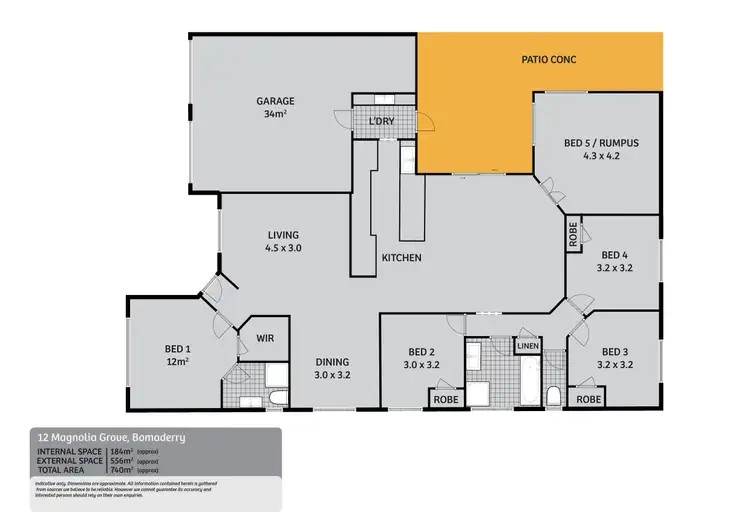 Floorplan of Homely house listing, 12 Magnolia Grove, Bomaderry NSW 2541