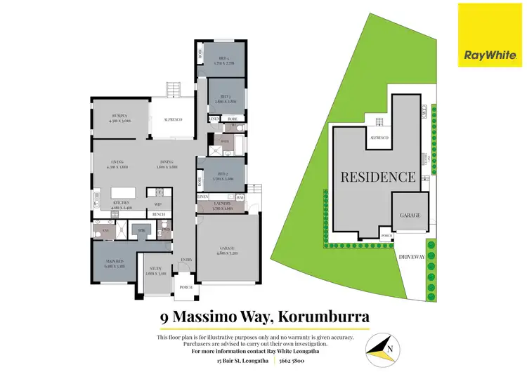 Floorplan of Homely house listing, 9 Massimo Way, Korumburra VIC 3950