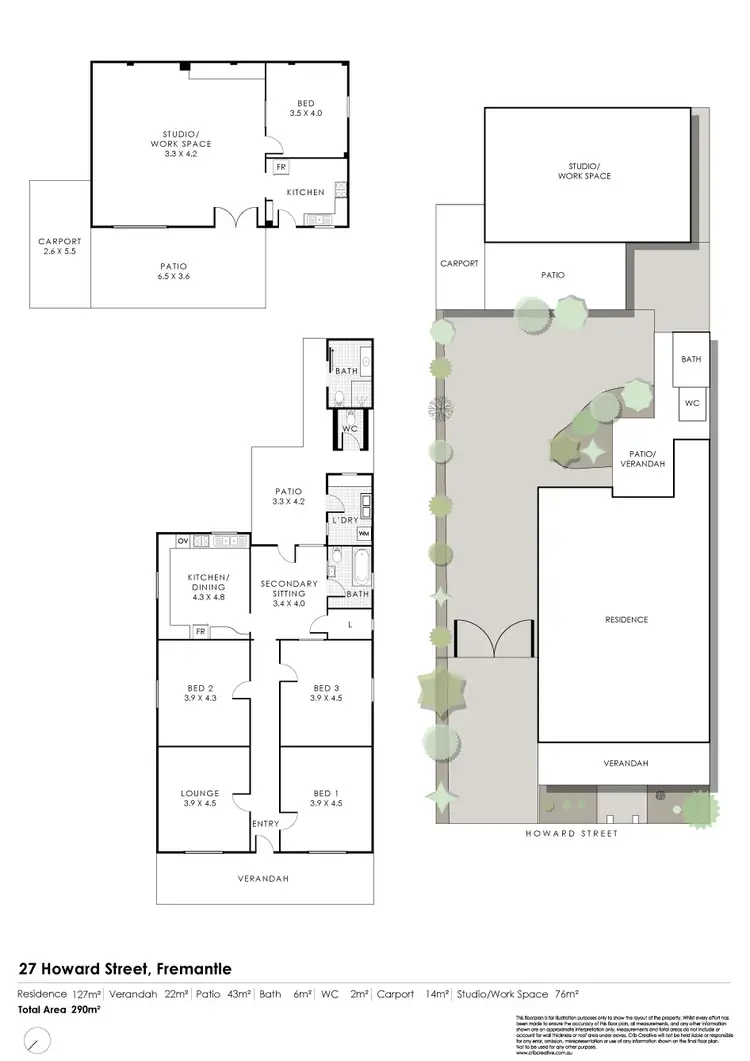 Floorplan of Homely house listing, 27 Howard Street, Fremantle WA 6160