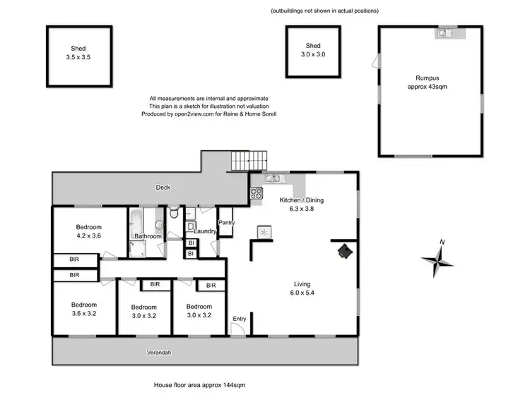 Floorplan of Homely house listing, 26 Skeggs Avenue, White Beach TAS 7184