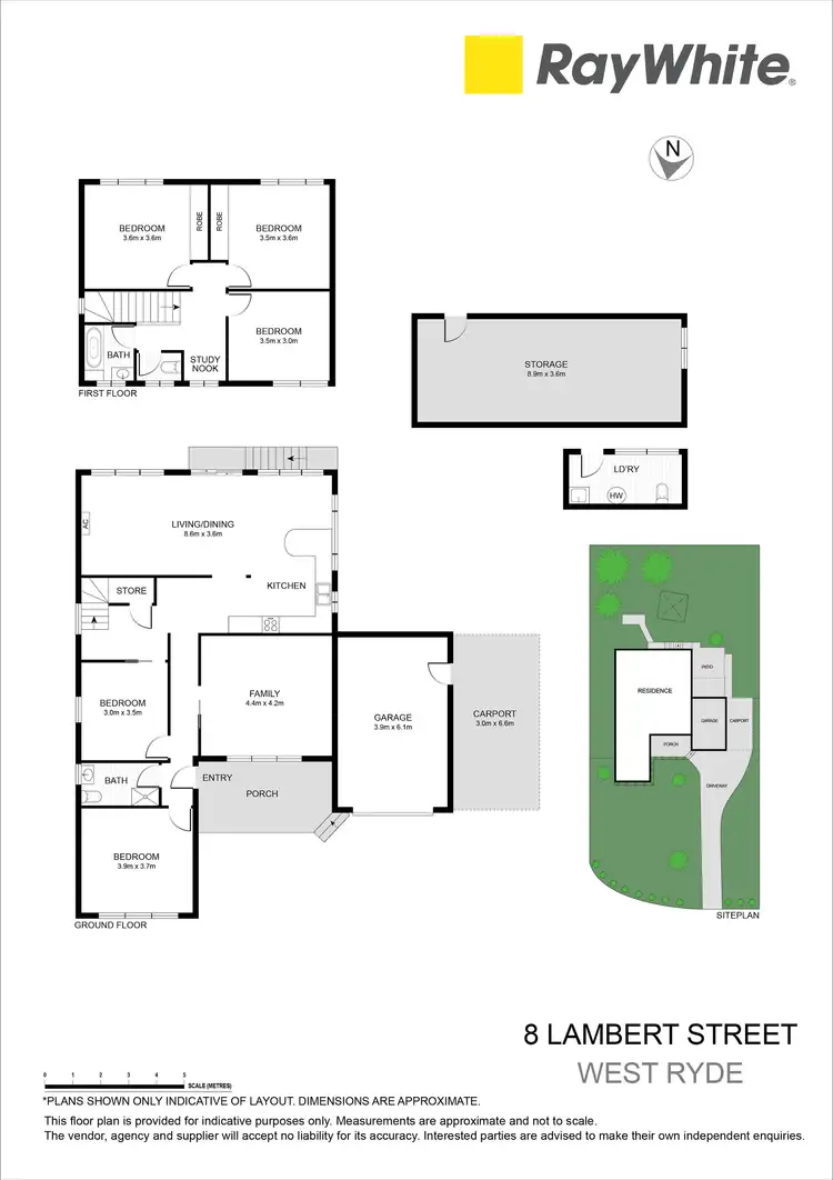 Floorplan of Homely house listing, 8 Lambert Street, West Ryde NSW 2114