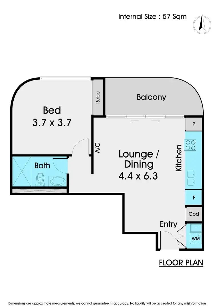 Floorplan of Homely apartment listing, 109/6 Dalgety Street, Oakleigh VIC 3166