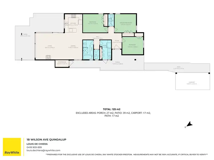Floorplan of Homely house listing, 1B Wilson Avenue, Quindalup WA 6281