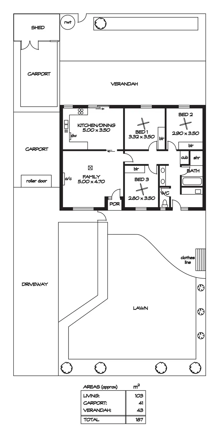 Floorplan of Homely house listing, 61 Codd Street, Para Hills West SA 5096