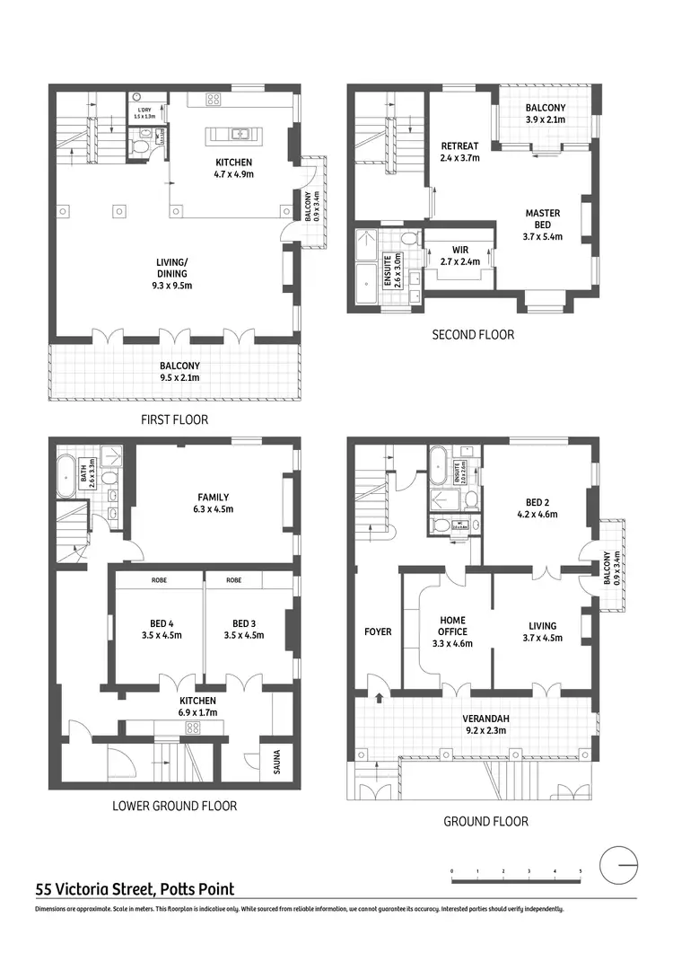 Floorplan of Homely house listing, 55 Victoria Street, Potts Point NSW 2011