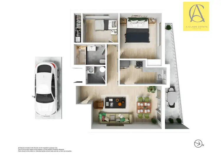 Floorplan of Homely apartment listing, 6/497 Church Street, North Parramatta NSW 2151
