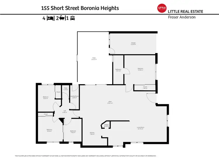 Floorplan of Homely house listing, 155 Short Street, Boronia Heights QLD 4124
