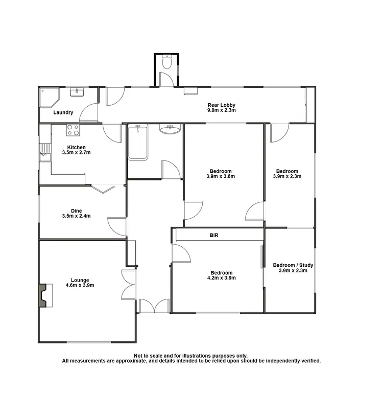 Floorplan of Homely house listing, 16 Thompson Street, Port Augusta SA 5700