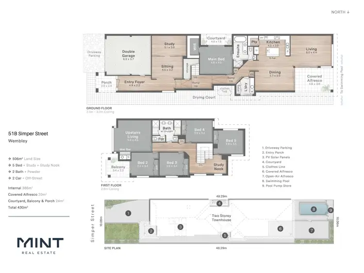 Floorplan of Homely house listing, 51B Simper Street, Wembley WA 6014