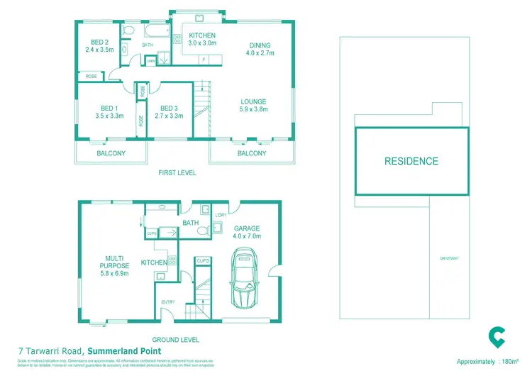 Floorplan of Homely house listing, 7 Tarwarri Road,, Summerland Point NSW 2259