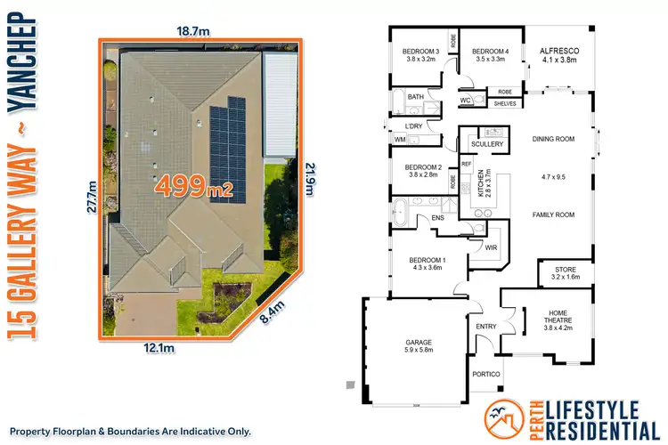 Floorplan of Homely house listing, 15 Gallery Way, Yanchep WA 6035