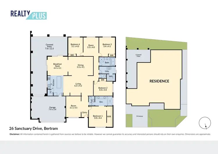 Floorplan of Homely house listing, 26 Sanctuary Drive, Bertram WA 6167