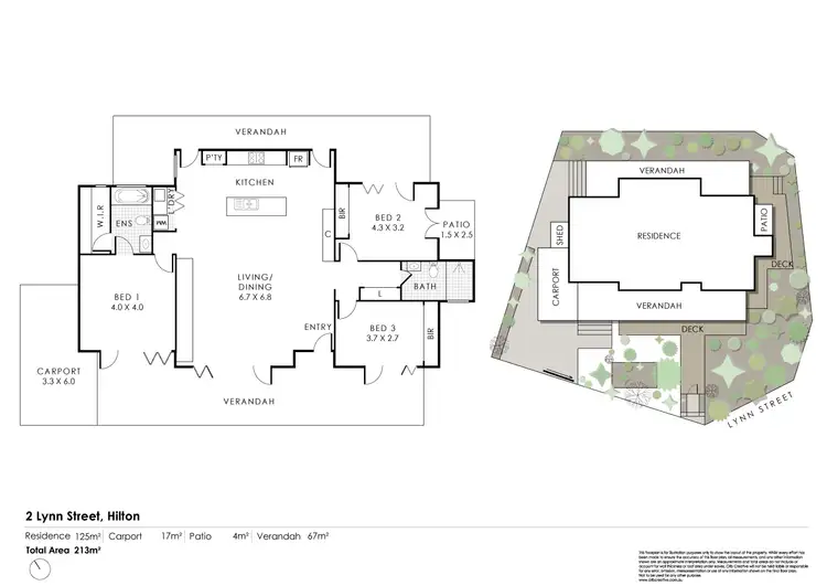 Floorplan of Homely house listing, 2 Lynn Street, Hilton WA 6163