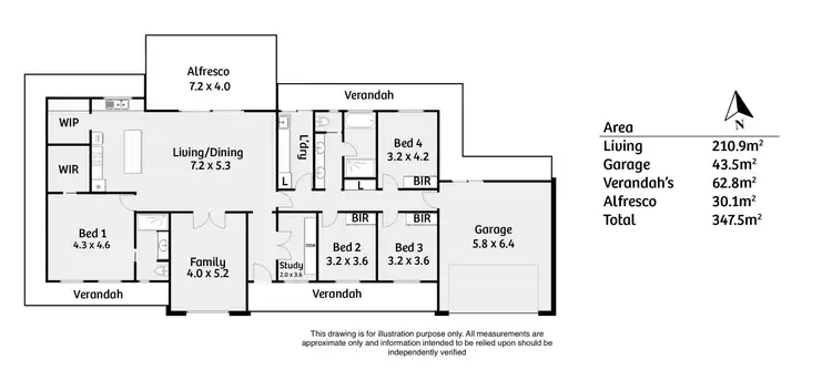 Floorplan of Homely house listing, 59 Rolton Court, Strathalbyn SA 5255