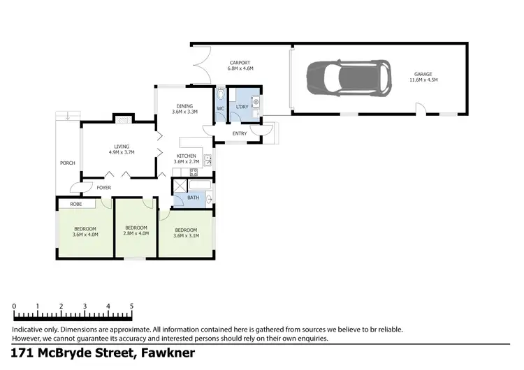 Floorplan of Homely house listing, 171 Mcbryde Street, Fawkner VIC 3060